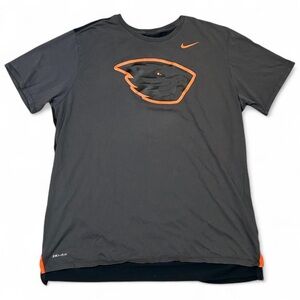 Nike Oregon State Beavers OSU Mens XXL Black Short Sleeve Dri-Fit Shirt Fan Gear
